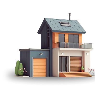 Illustration maison moderne